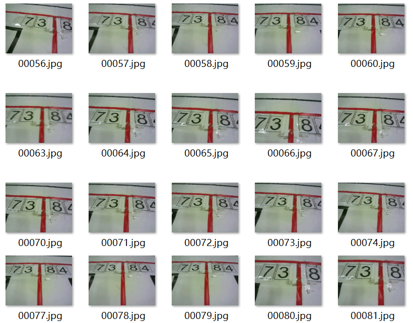 Datasets collected for training visual models.
